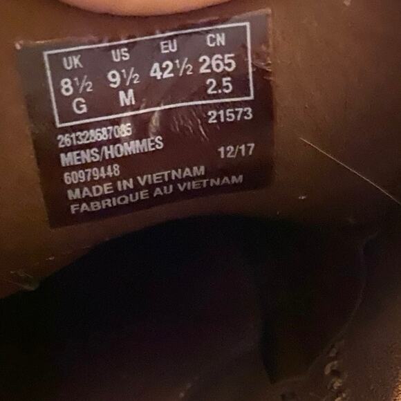 Clarks Tan Suede Leather Men’s Moccasin Casual Lace Up Shoes Comfortable 9.5 - Picture 9 of 9